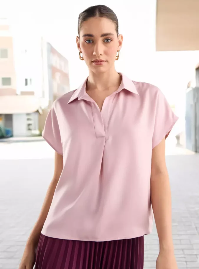 Plain Top with Collar-1