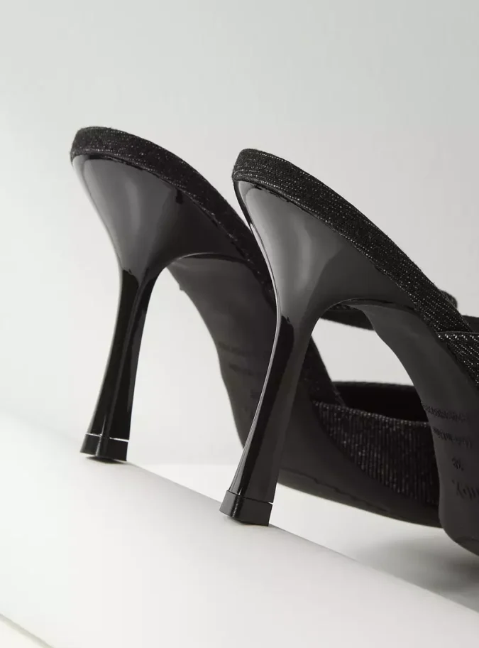 Pointed Toe Mules with Stiletto Heels-4