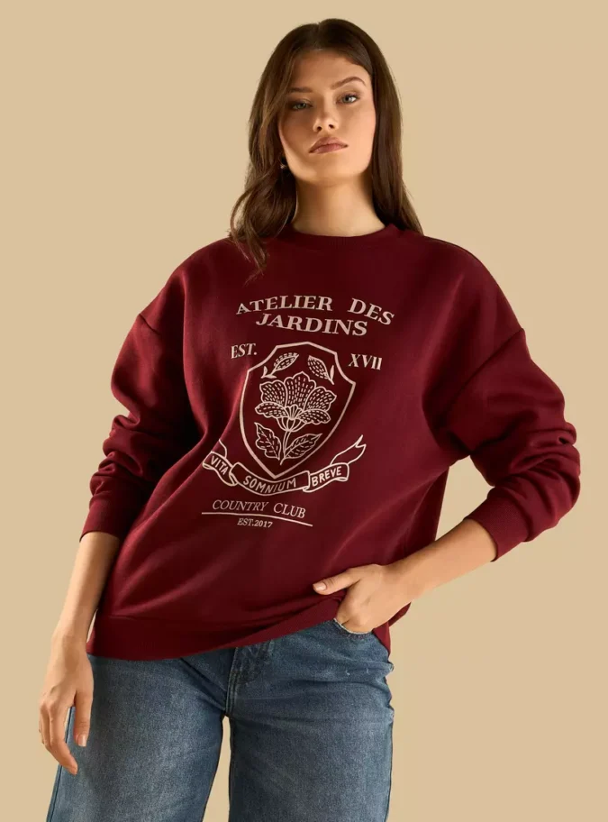 Printed Sweatshirt-4