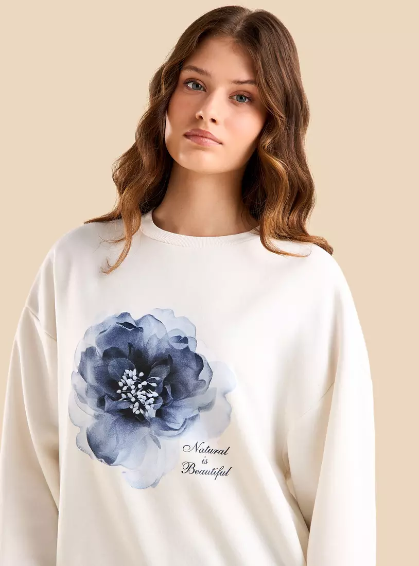 Printed Sweatshirt-4