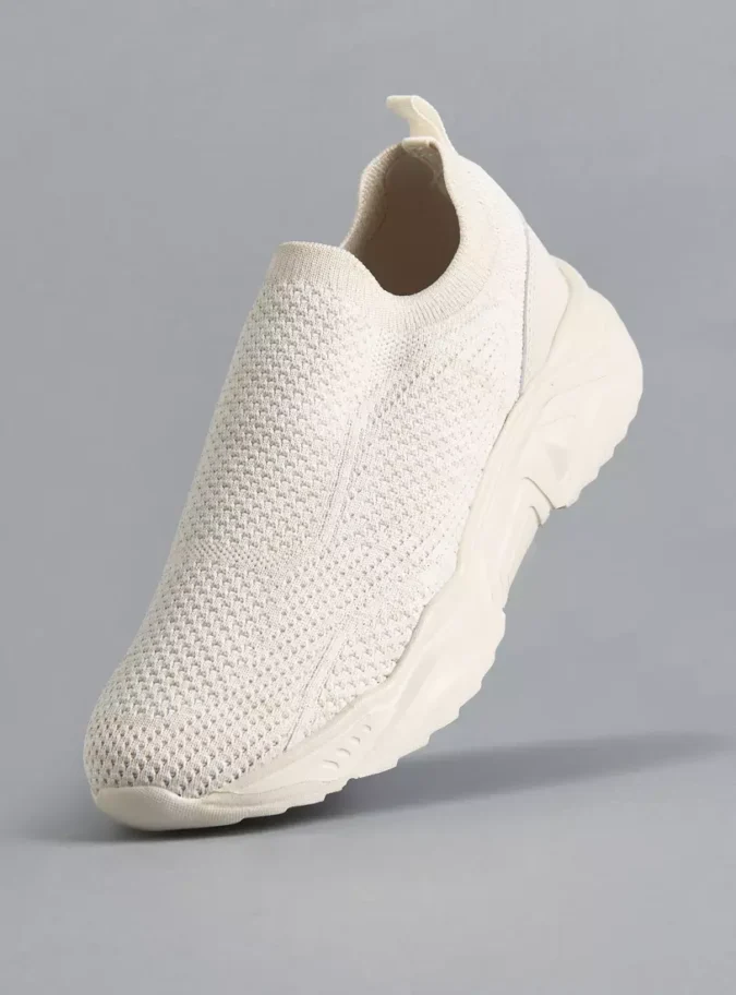 Pull Tab Detail Slip-On Sports Shoes-1