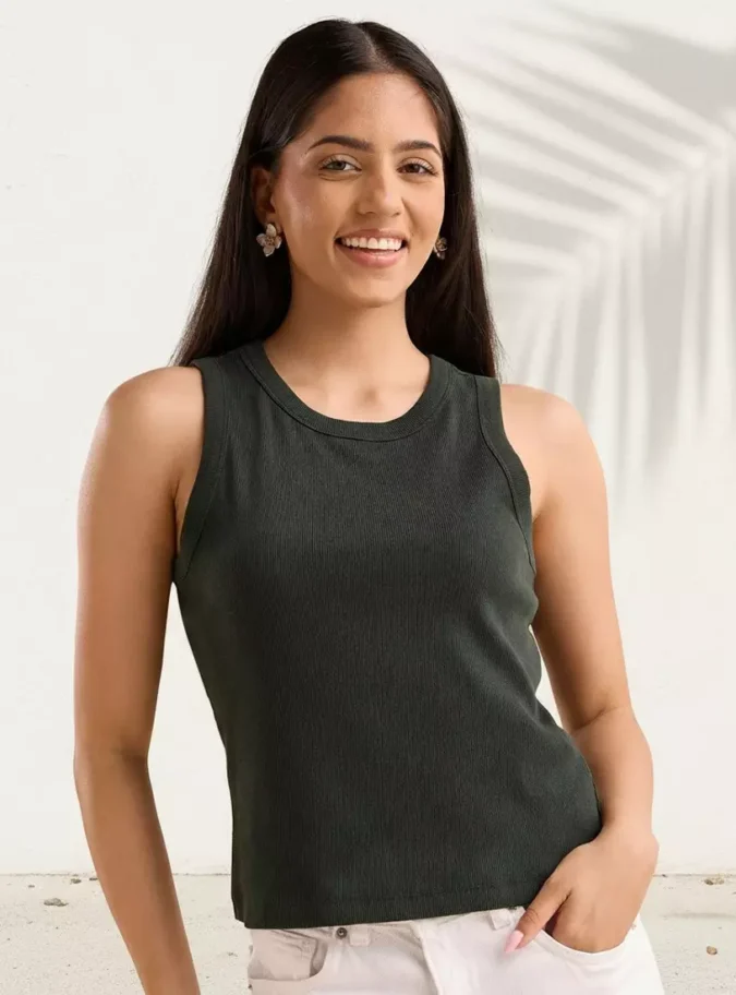 Ribbed Tank Top-1