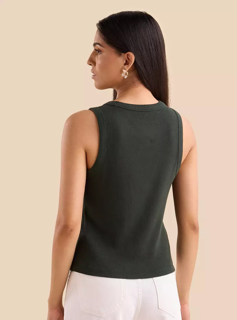 Ribbed Tank Top-2