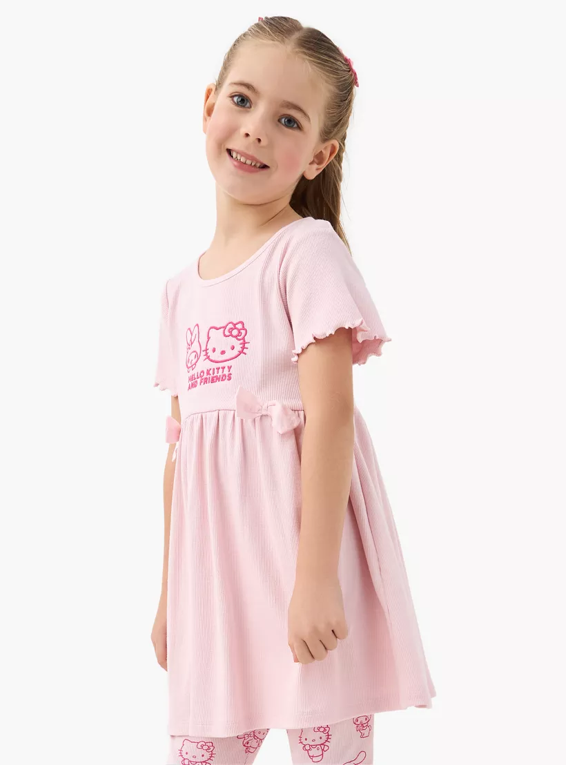 Sanrio Hello Kitty Detail Top and Leggings Set-2