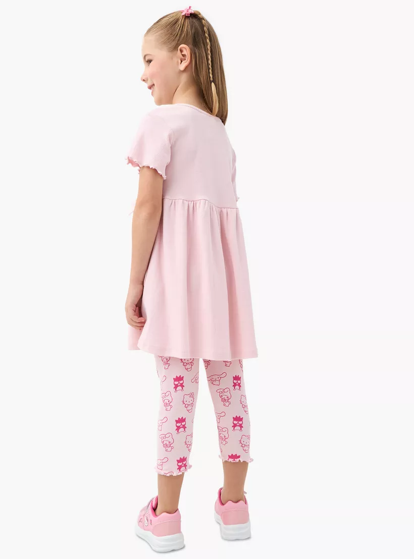 Sanrio Hello Kitty Detail Top and Leggings Set-4