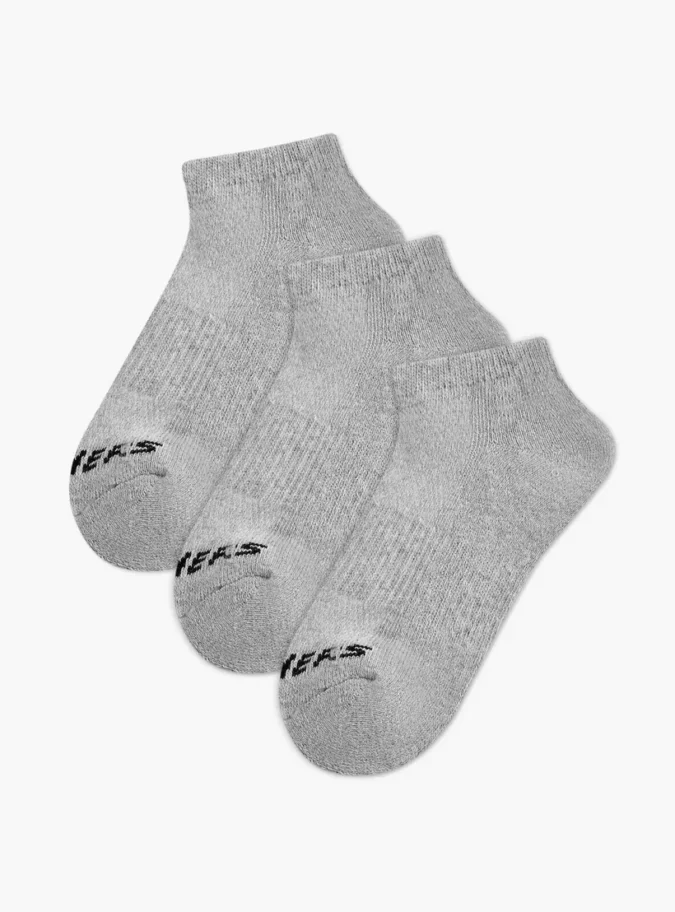 Skechers Kids' Terry Invisible Sports Socks - 1