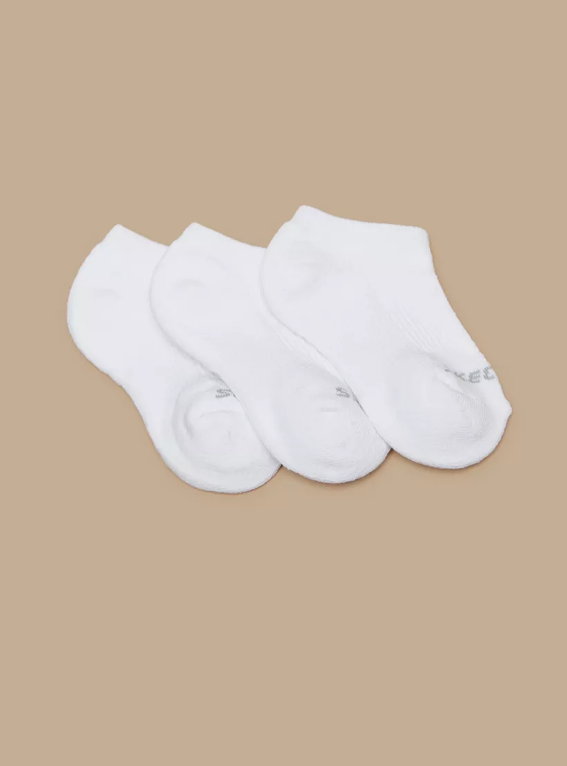 Skechers Terry No Show Sports Socks - Set of 3-2