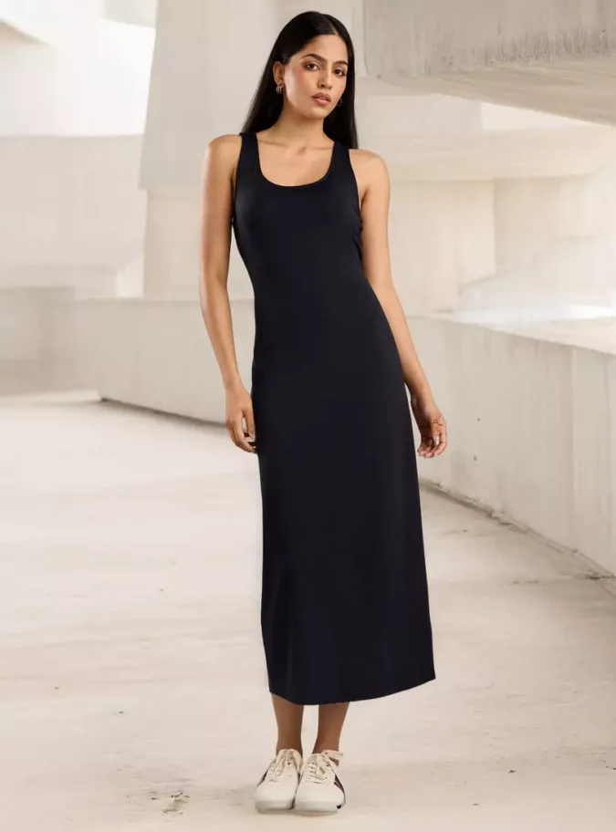 Sleeveless Midi Dress-1