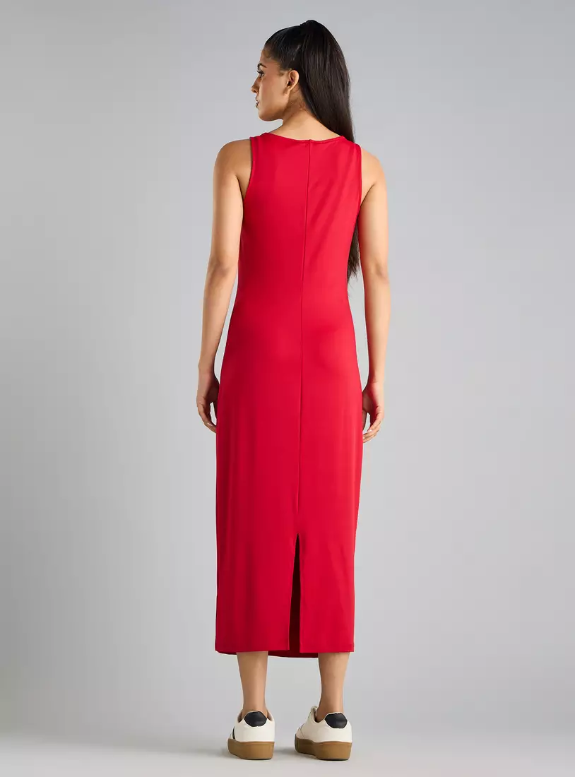 Sleeveless Midi Dress-2