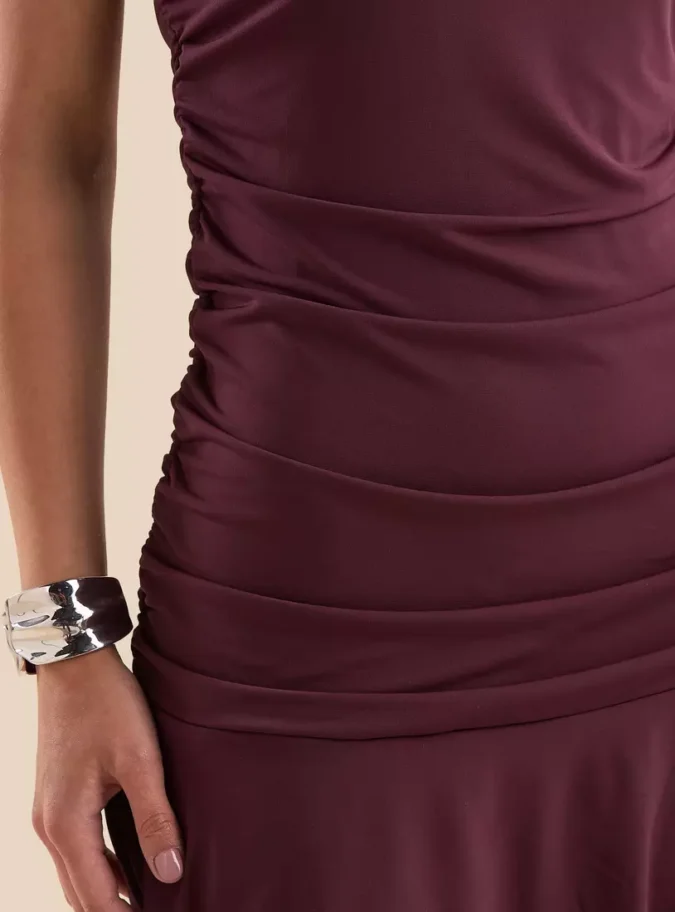 Square Neck Mini Dress-3