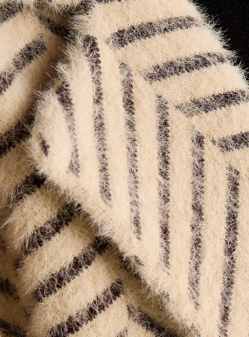 Striped Longline Jacket-4