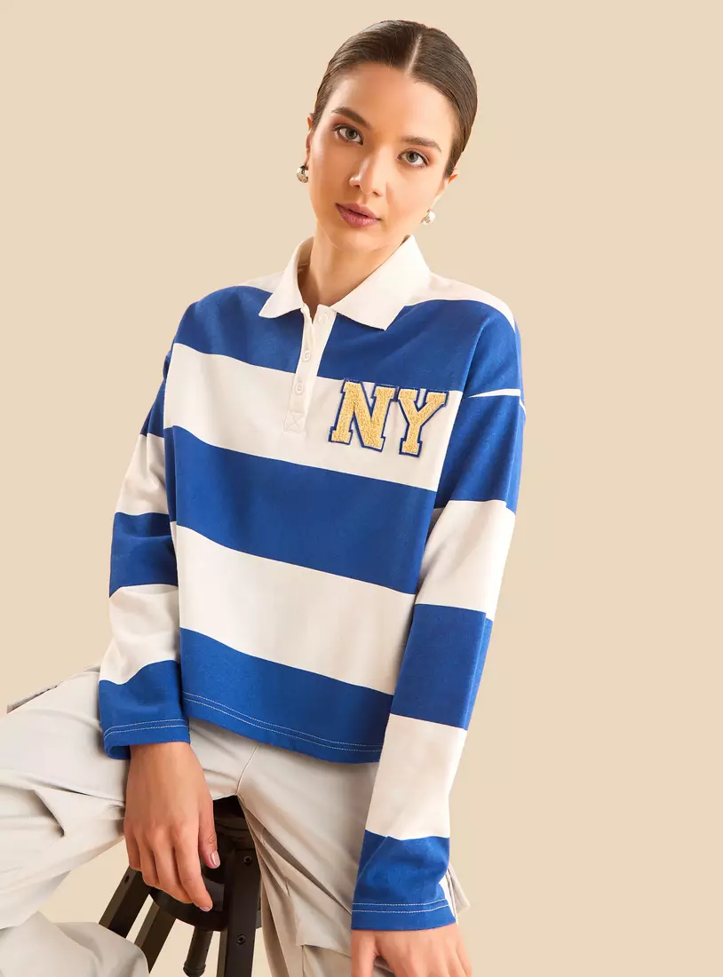 Striped Polo T-shirt4