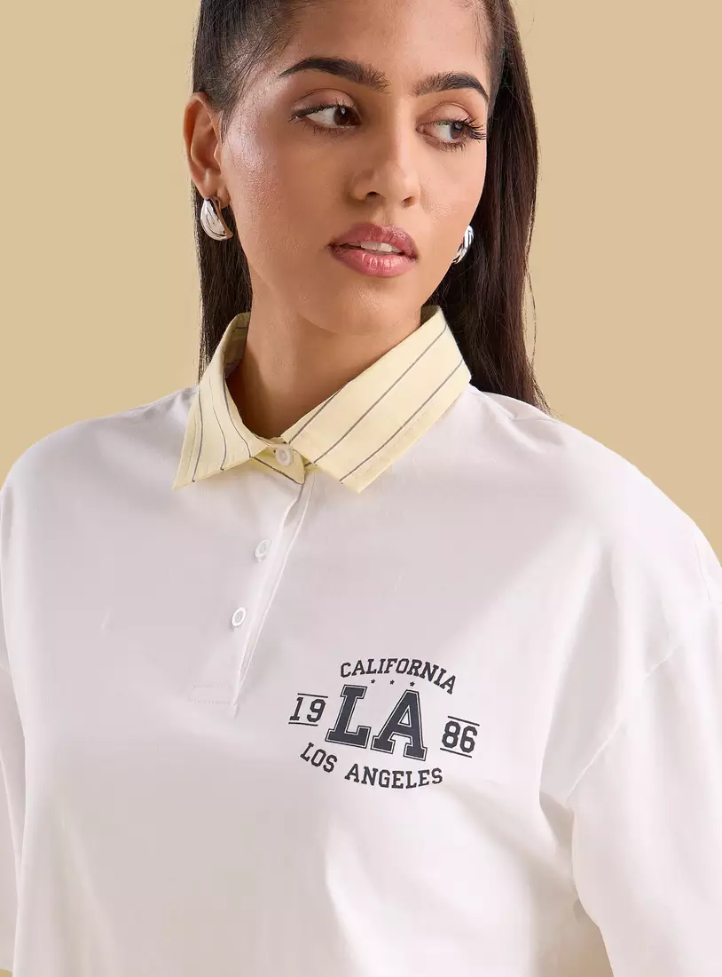 Striped Twofer T-shirt-3