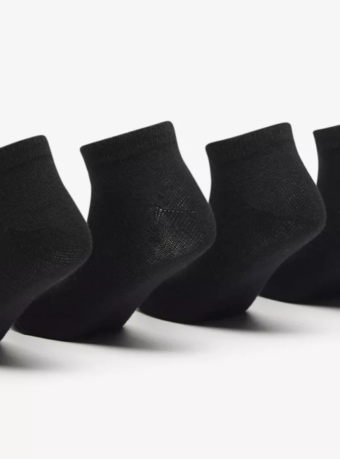 Textured Ankle Length Socks - Set of 5-2