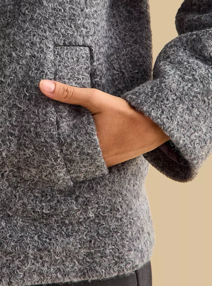 Textured Boucle Jacket-4