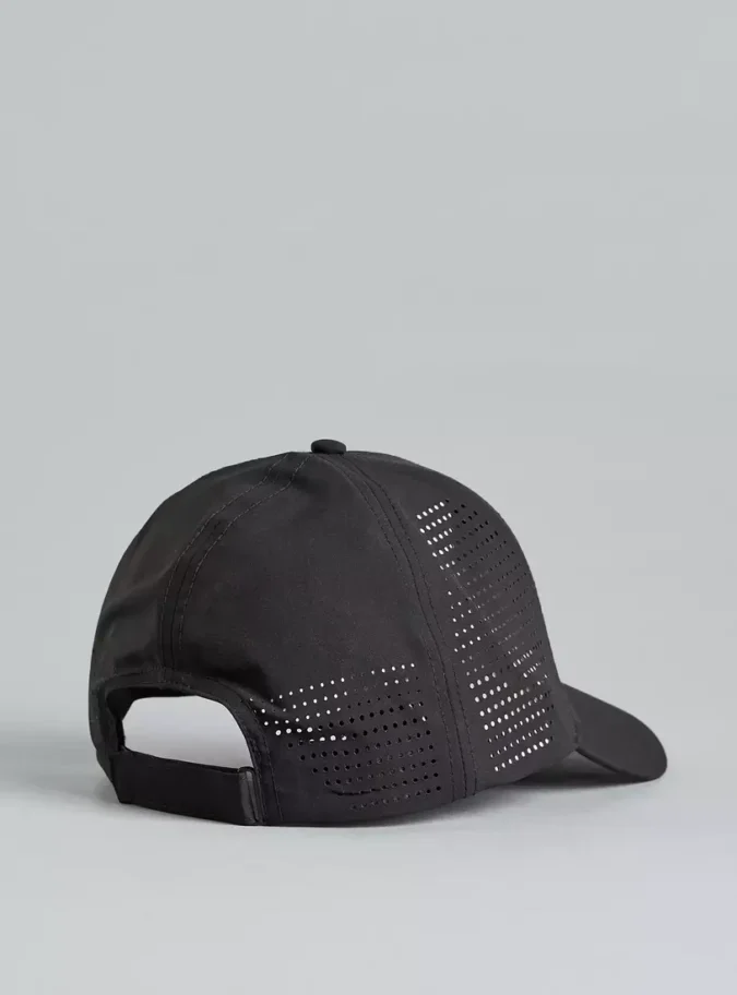 Textured Cap with Hook and Loop Strap Closure-2
