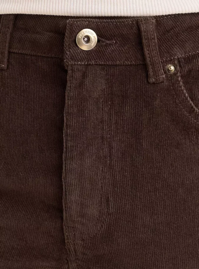 Textured Flared Jeans-3