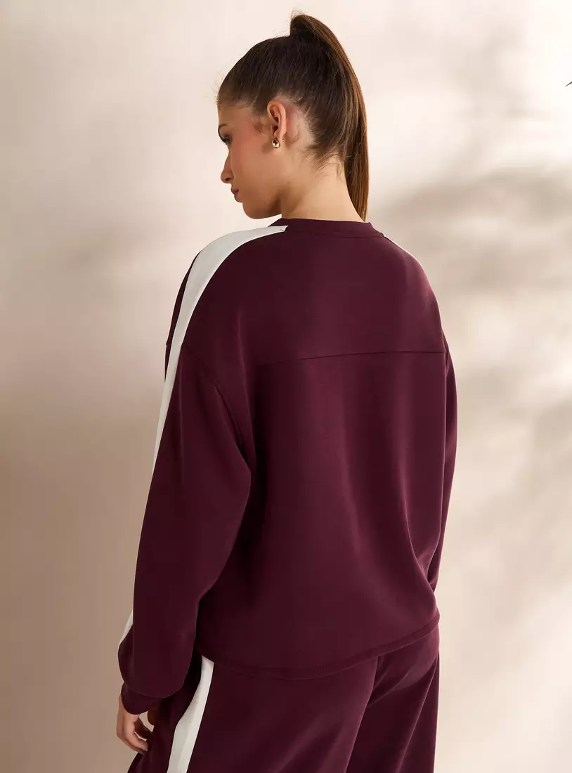 Varsity Print Sweatshirt-2