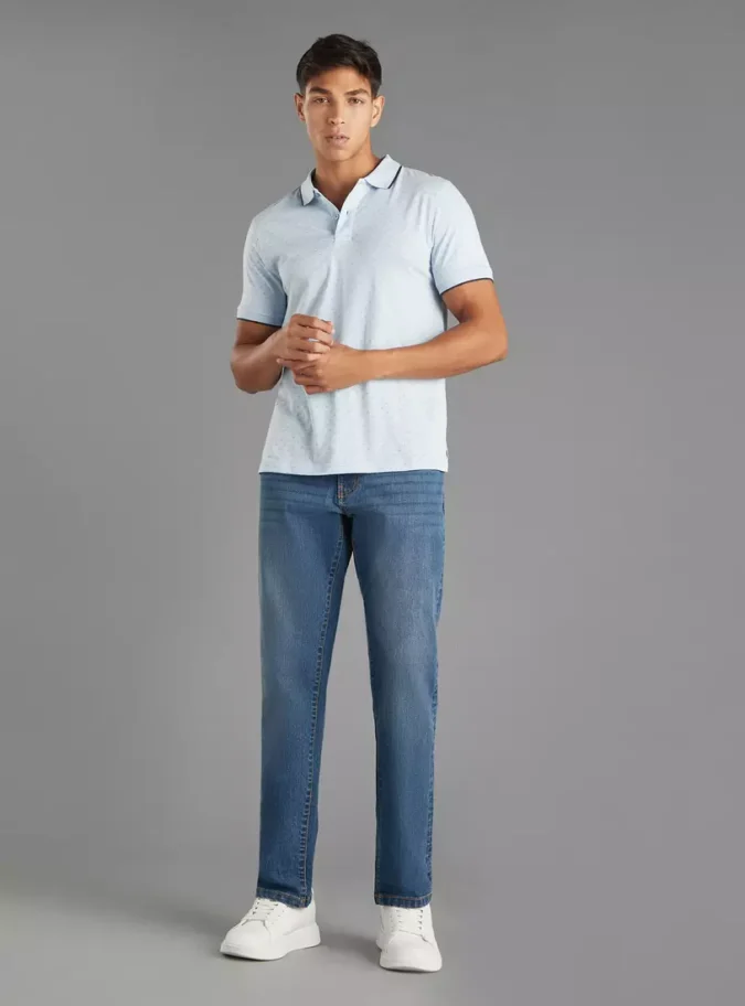 All-Over Printed Better Cotton Polo T-shirt-4