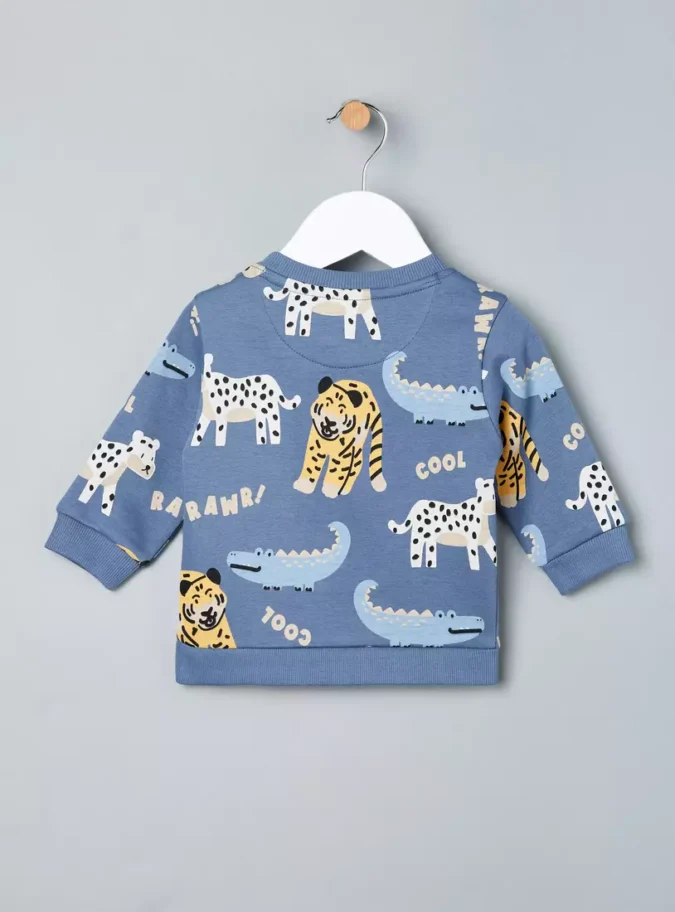 Animal Print Sweatshirt -2