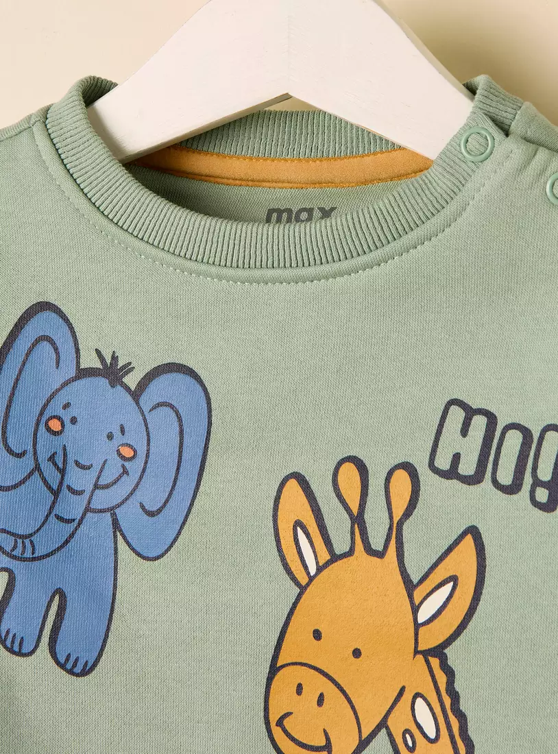 Animal Print Sweatshirt-3