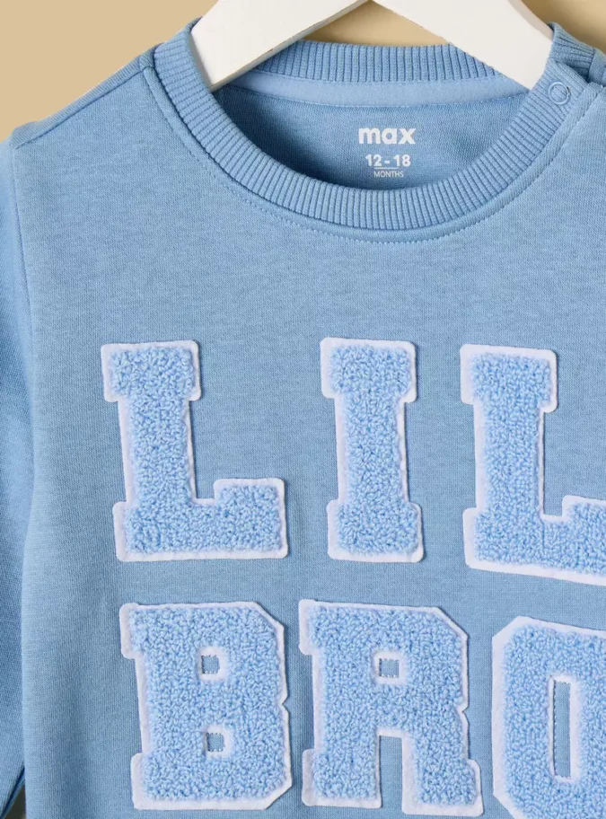 Applique Accent Sweatshirt-3