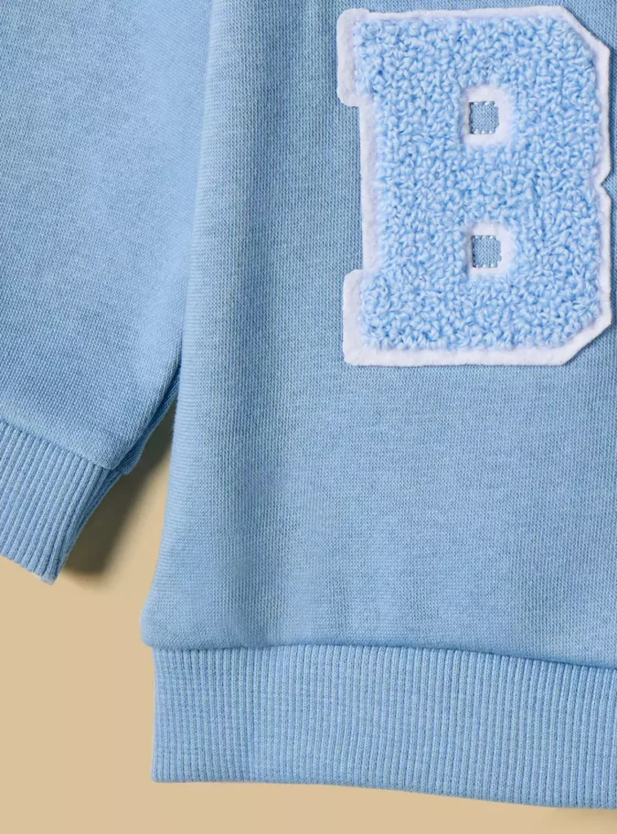 Applique Accent Sweatshirt-4