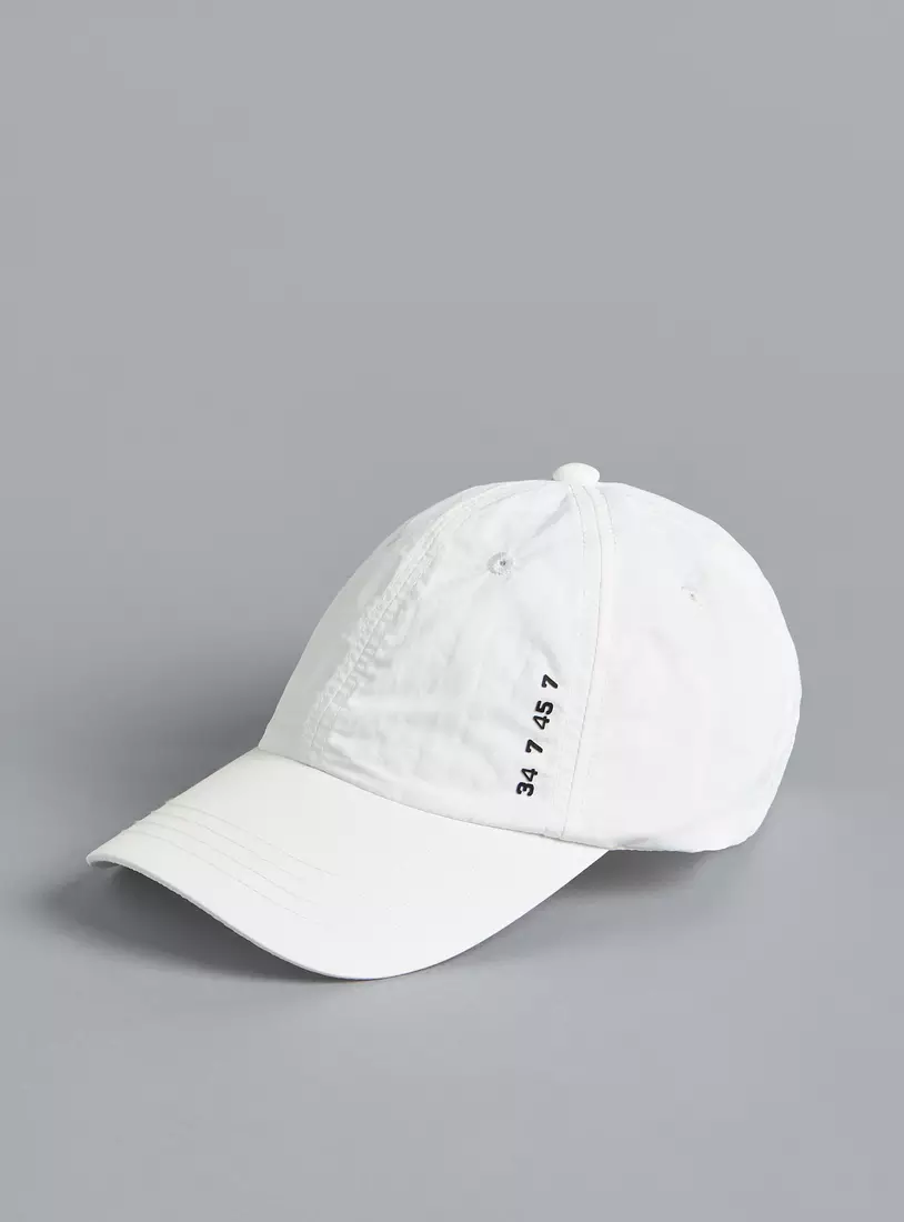 Applique Detail Cap with Buckled Strap Closure-2