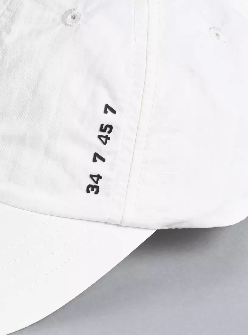 Applique Detail Cap with Buckled Strap Closure-4