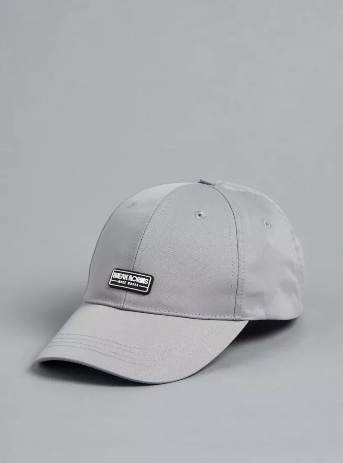 Applique Detail Cap with Hook and Loop Closure-1