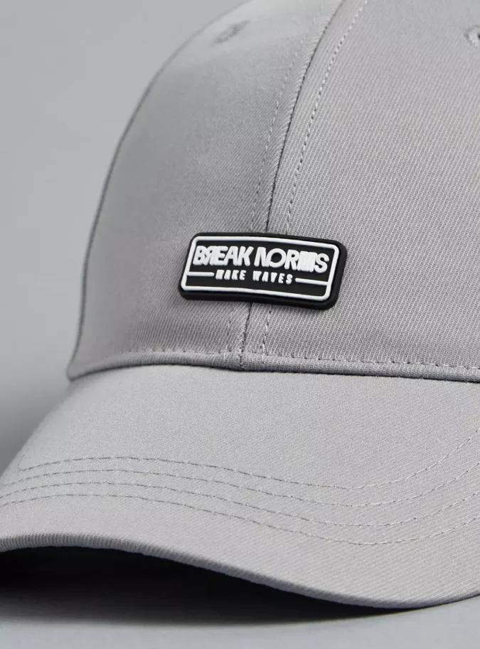 Applique Detail Cap with Hook and Loop Closure-3