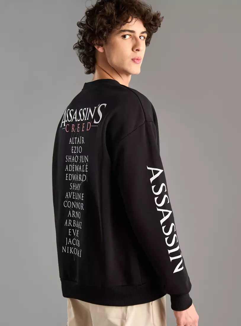 Assassins Creed Print Sweatshirt-2