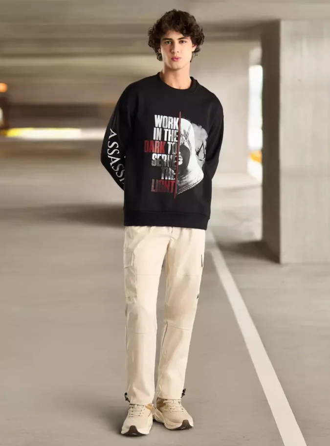 Assassins Creed Print Sweatshirt-4