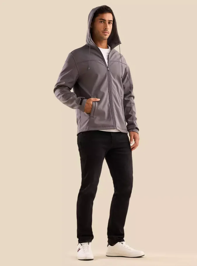 Bonded Hooded Jacket-4