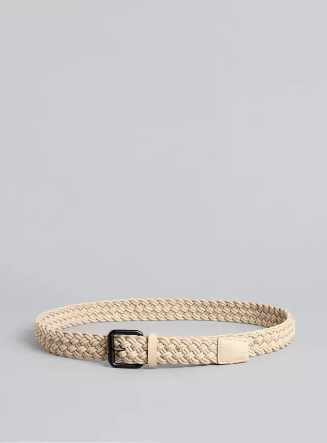 Braided Belt with Pin Buckle Closure-3