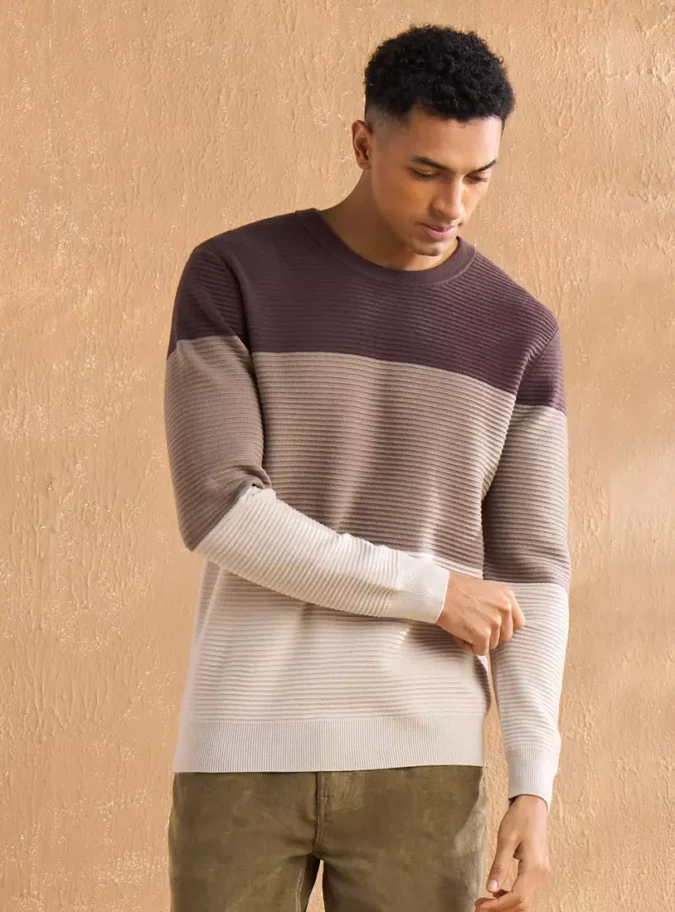 Colourblock Sweater-1
