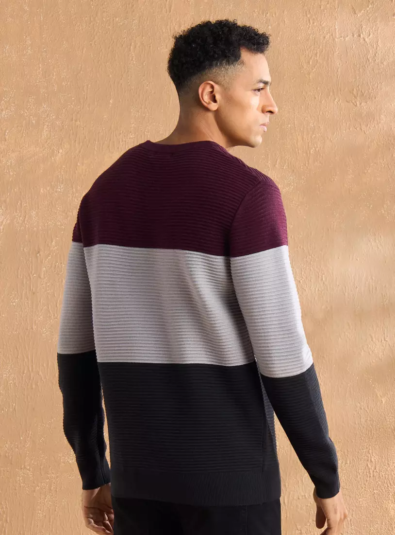 Colourblock Sweater-2