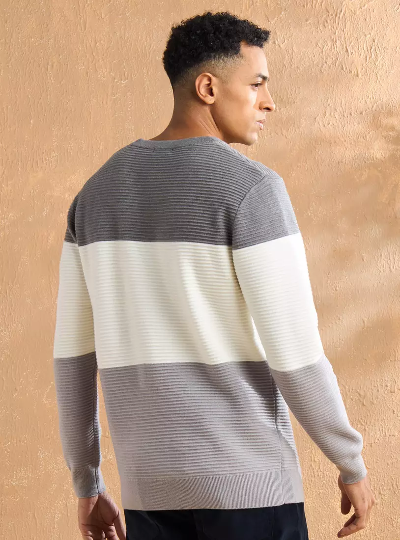 Colourblock Sweater-2
