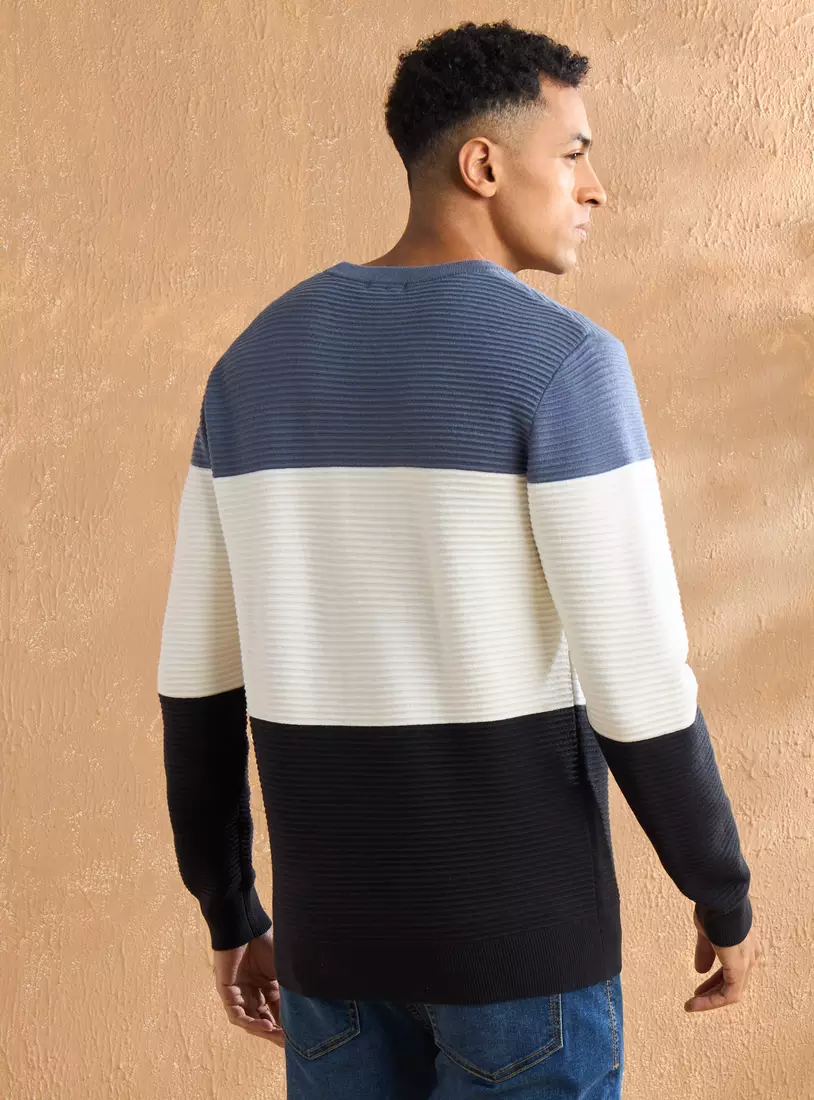 Colourblock Sweater-2