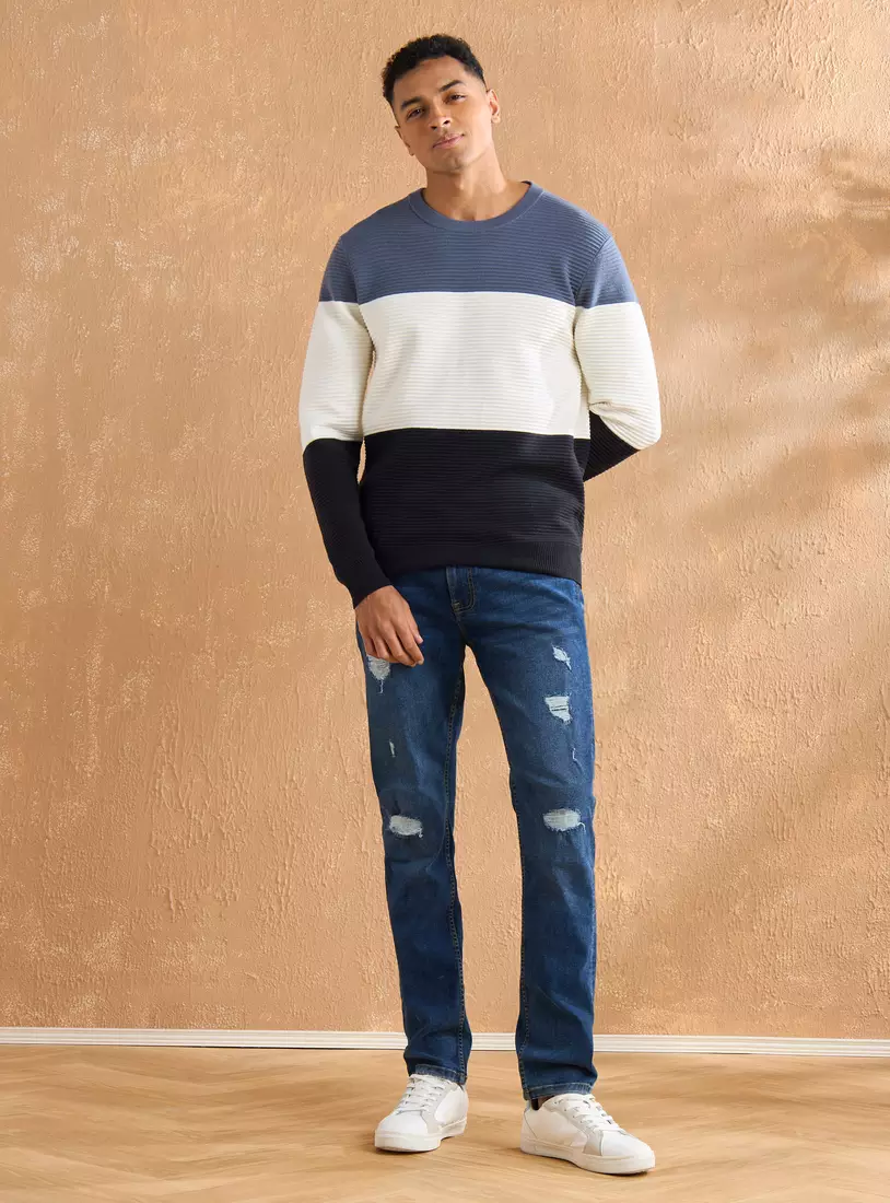 Colourblock Sweater-3