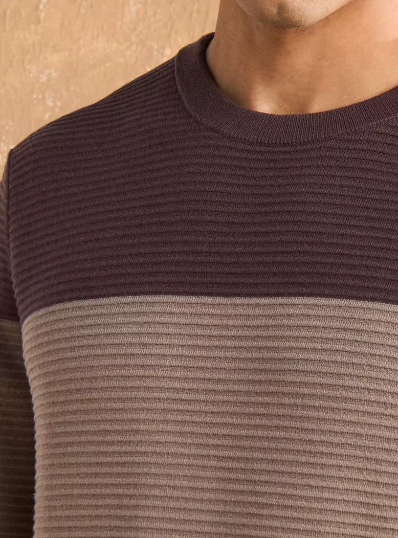 Colourblock Sweater-3