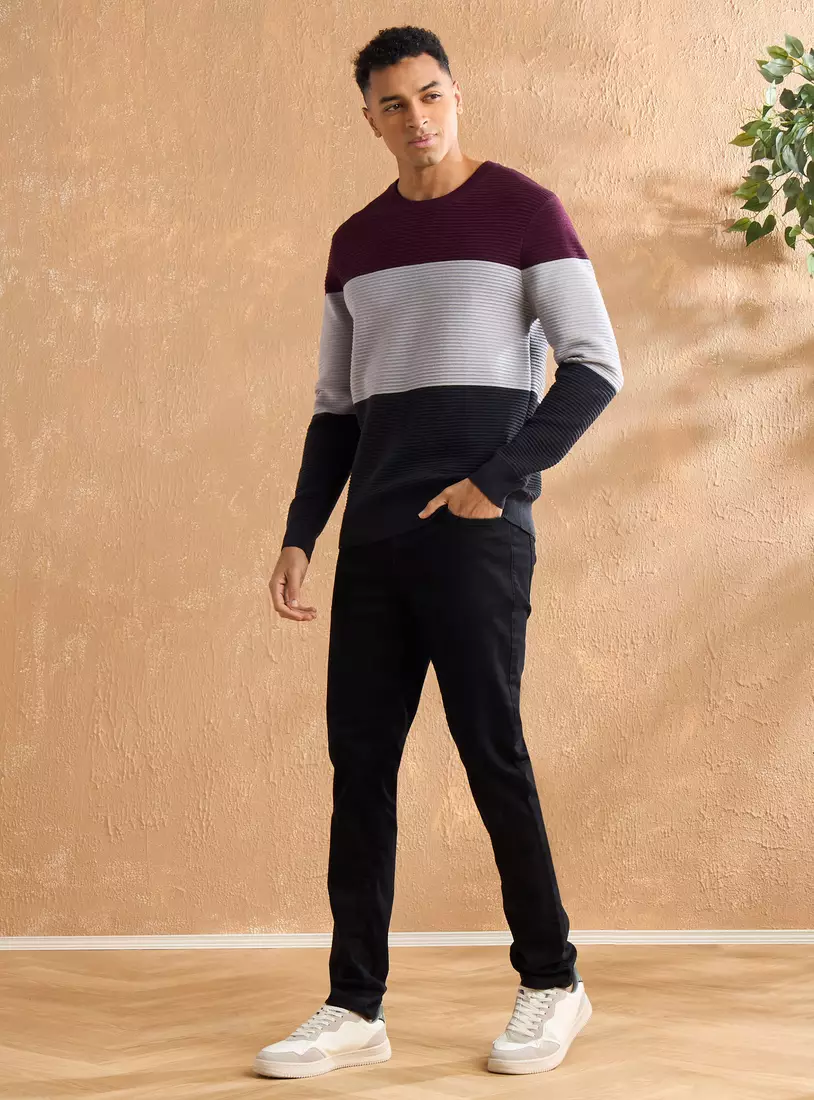 Colourblock Sweater-4