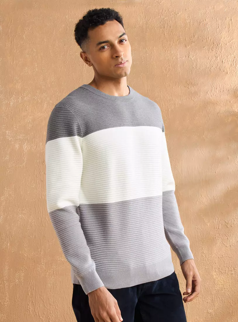 Colourblock Sweater-4