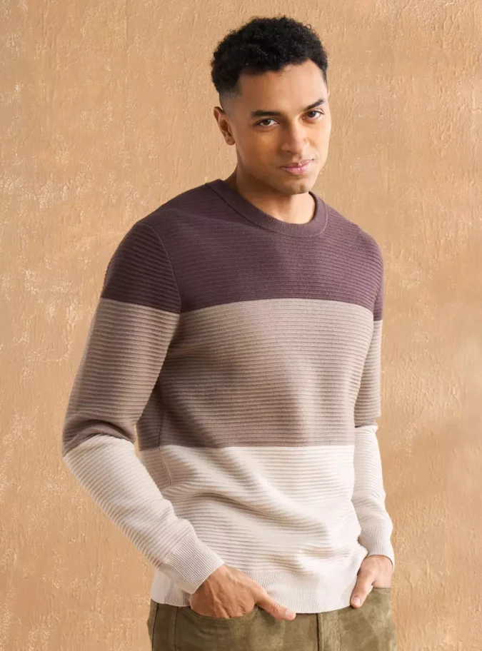Colourblock Sweater-4