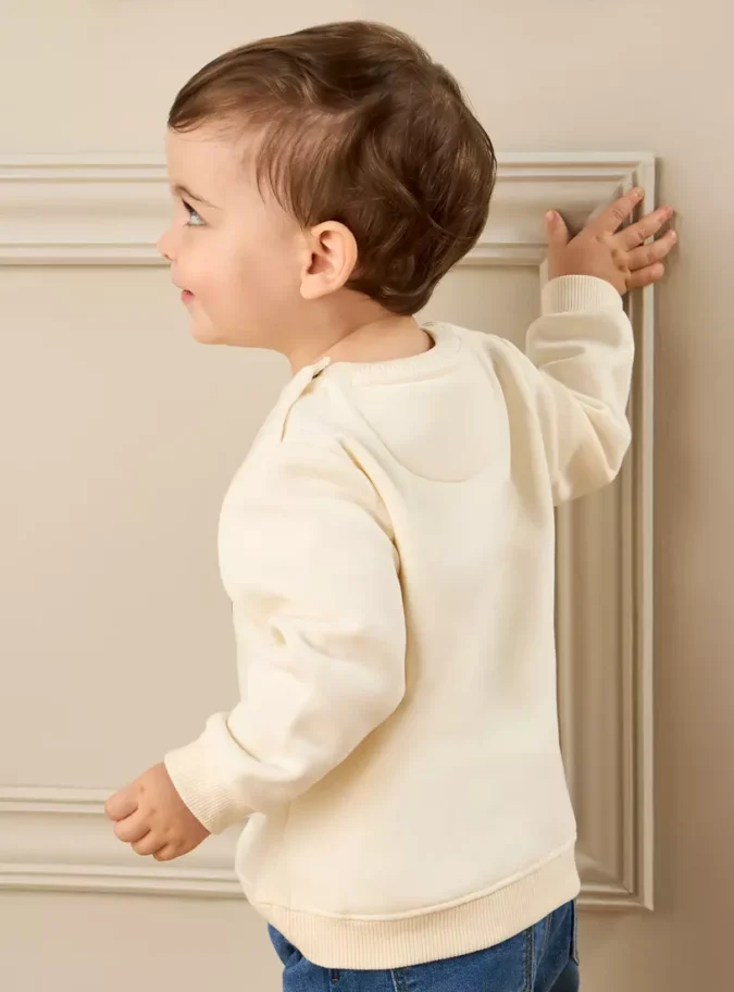 Comfort Fit Full Length Jeans with Elasticated Waistband and Pockets-3