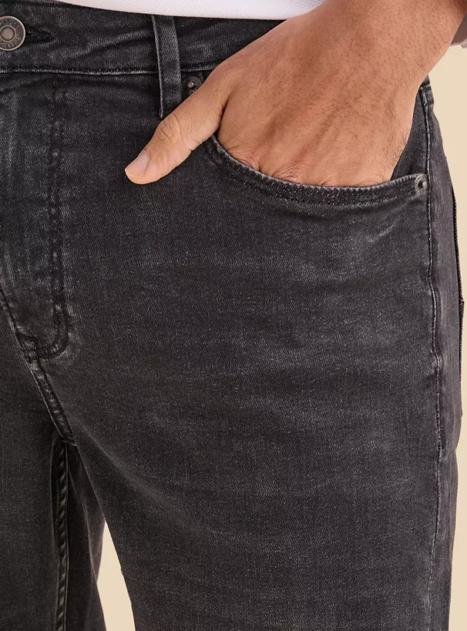 Constructed Skinny Fit Cropped Jeans-3