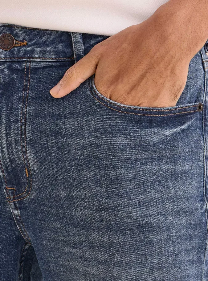 Constructed Skinny Fit Cropped Jeans-3