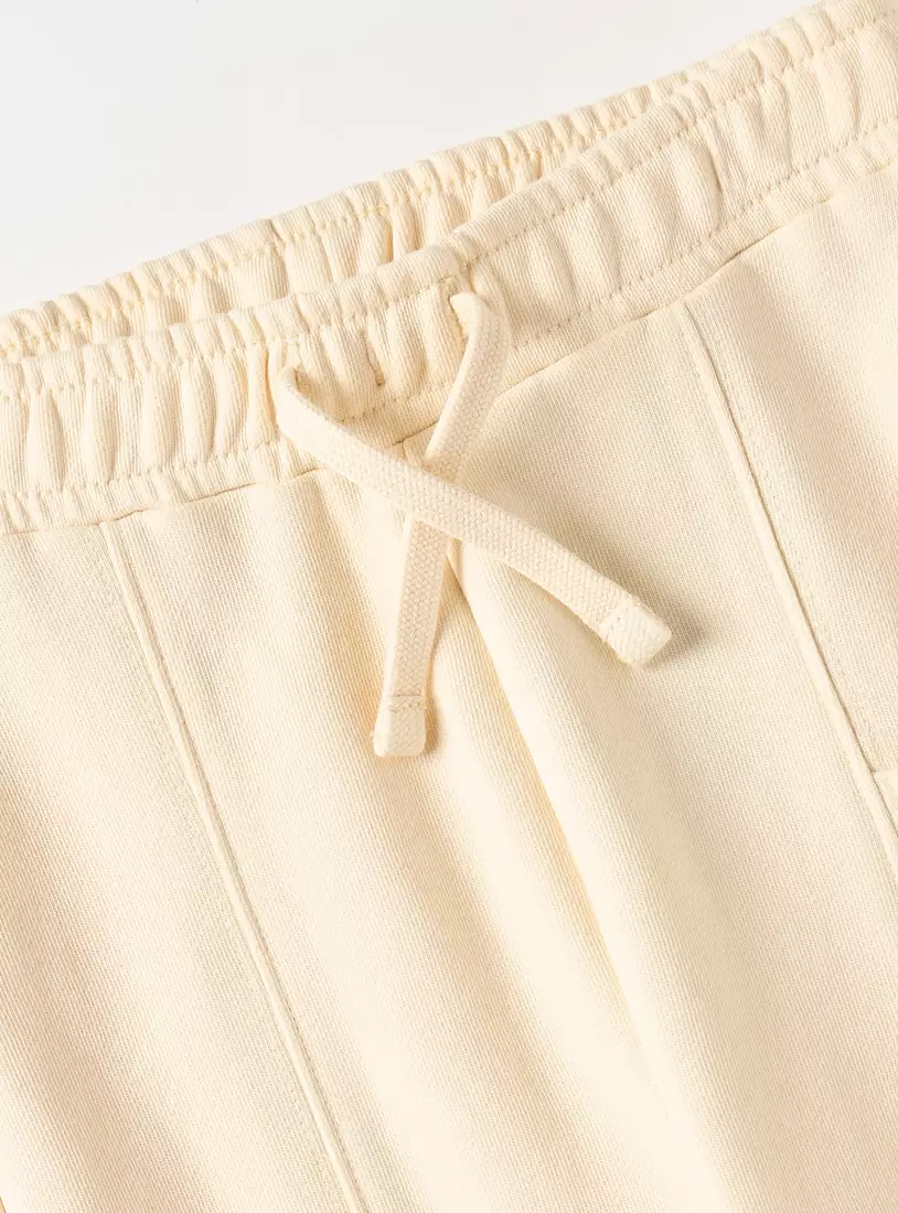 Cut and Sew Cargo Joggers-3