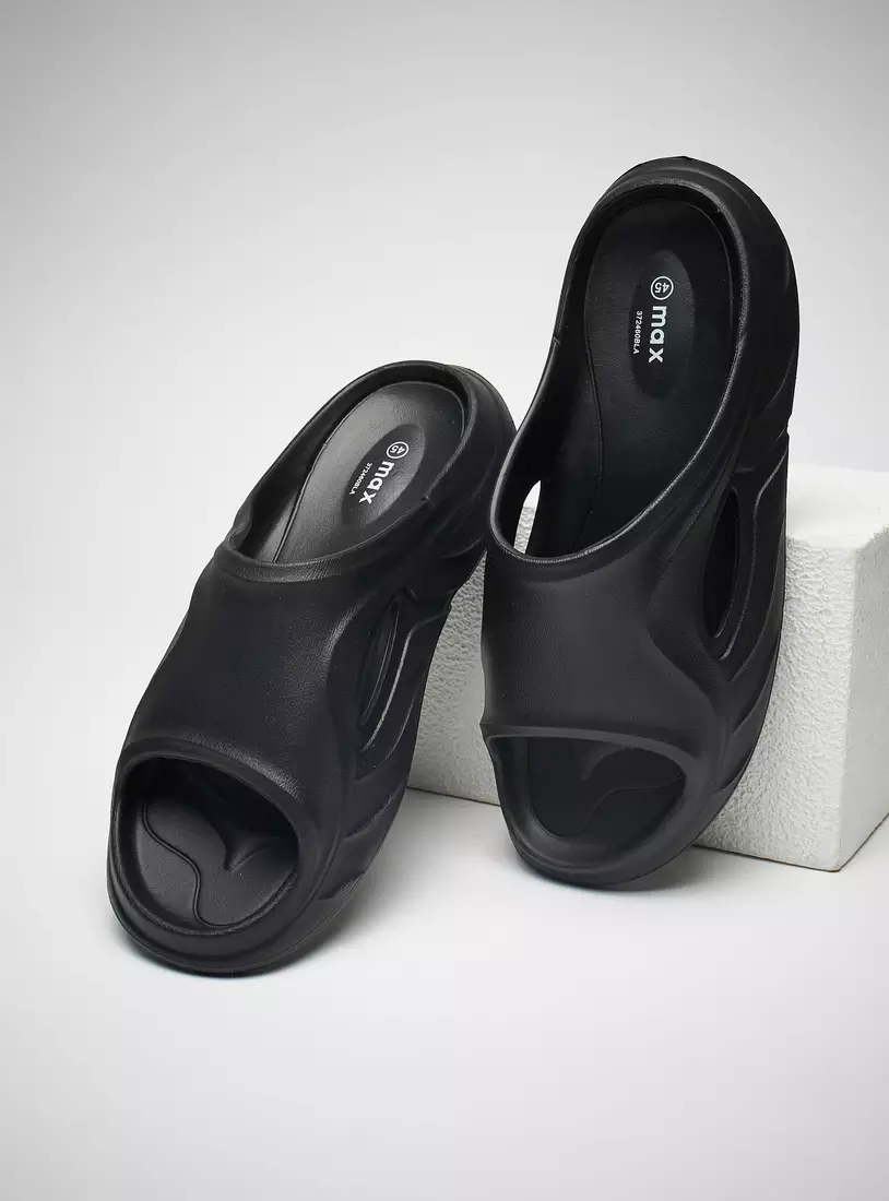 Cutout Detail Slip-On Slides-4