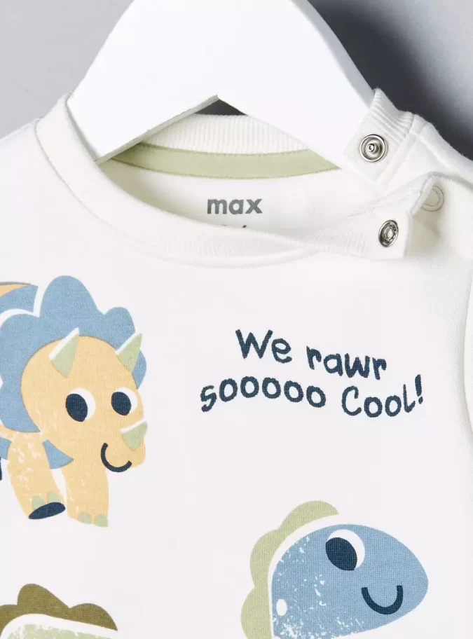 Dinosaur Print Sweatshirt-3